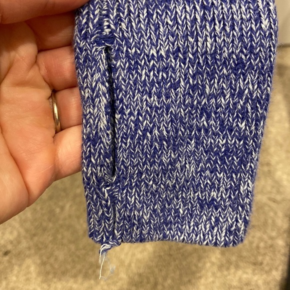 Ivivva Blue & Light Blue Asymmetrical Knit Sweater - Picture 5 of 8